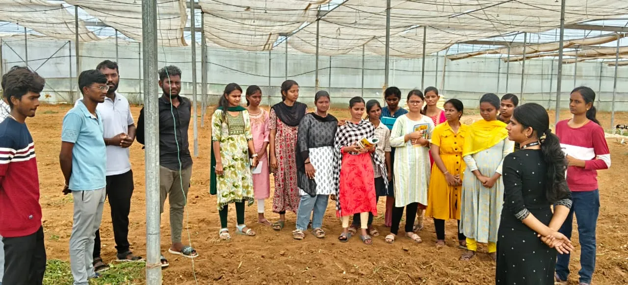 Polyhouse Farming training session