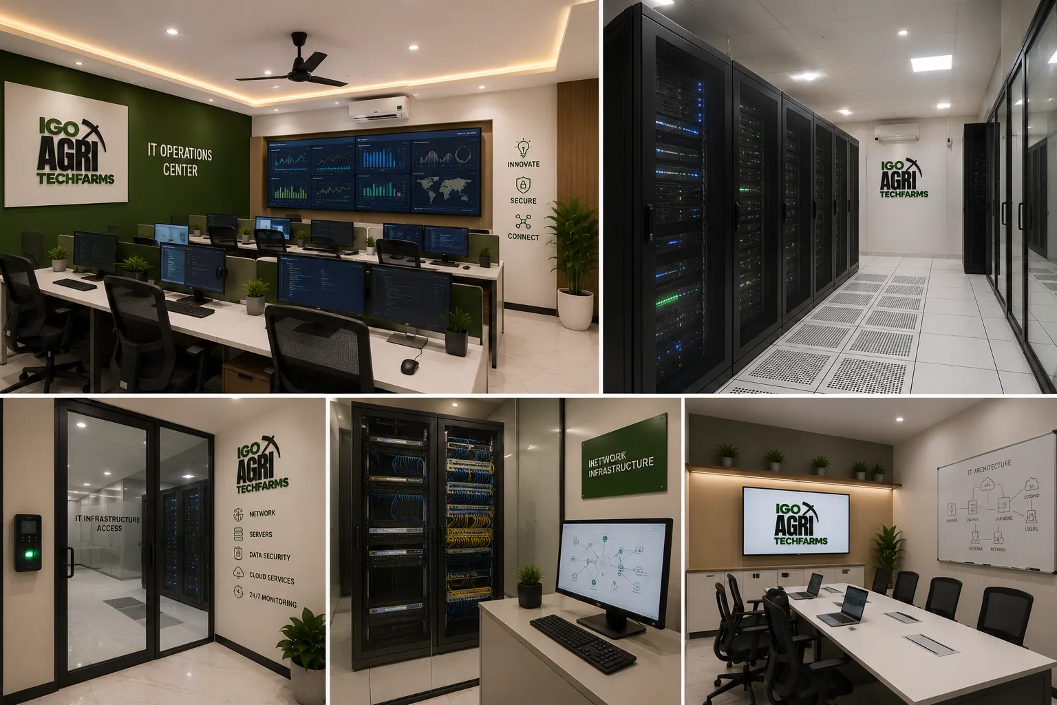Server room housing IGO's IT infrastructure